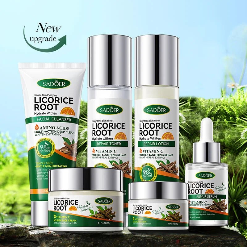 Licorice Root Whitening Skin Care Set